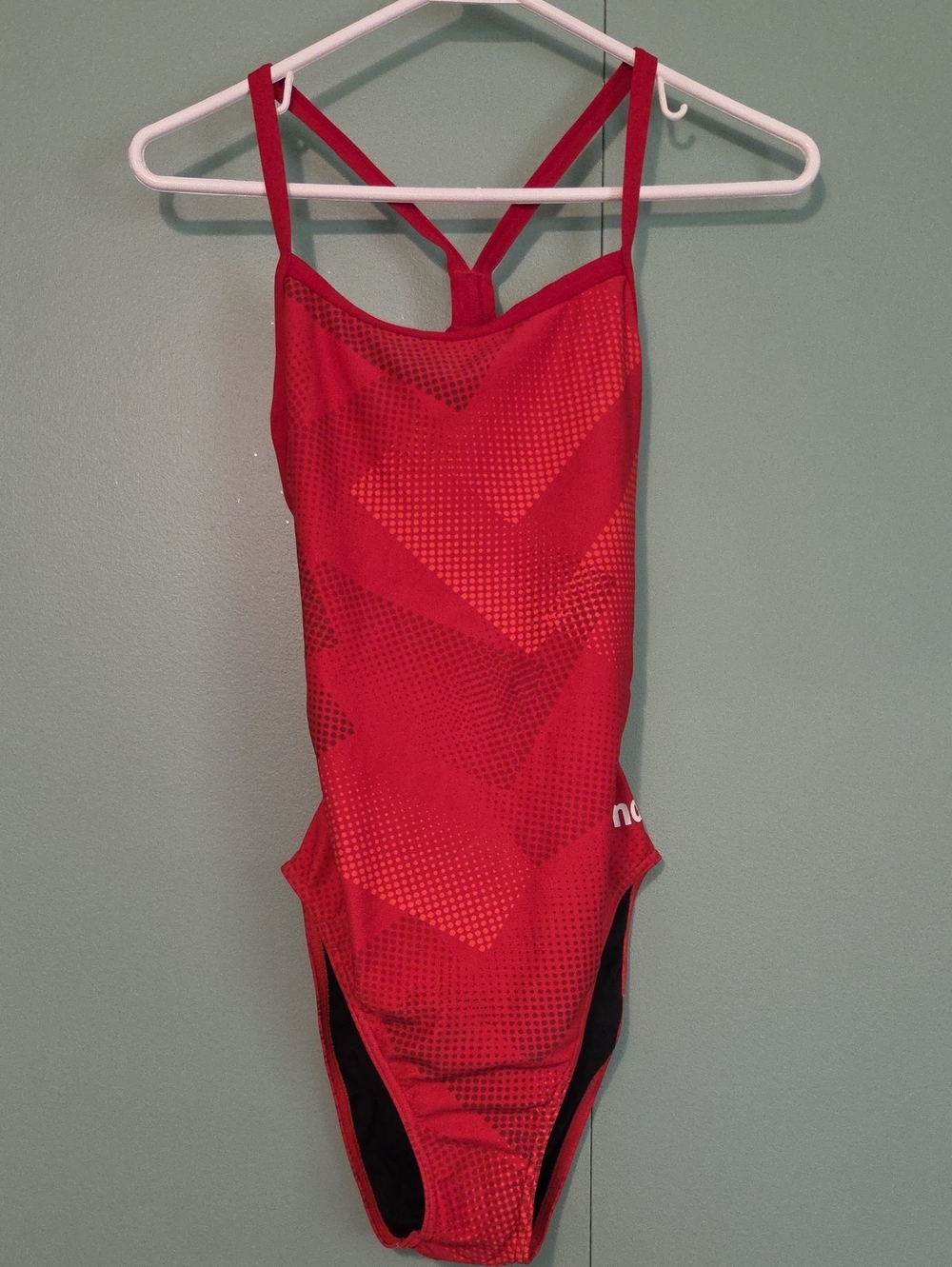 Arena Red One-Piece Swimsuit Size 34 Medium
